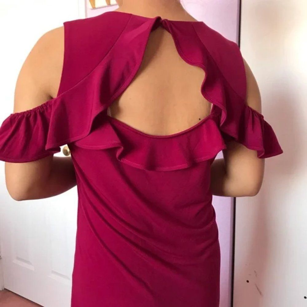 Ivanka Trump Dress Size Medium Raspberry Pink NWOT - Picture 7 of 13
